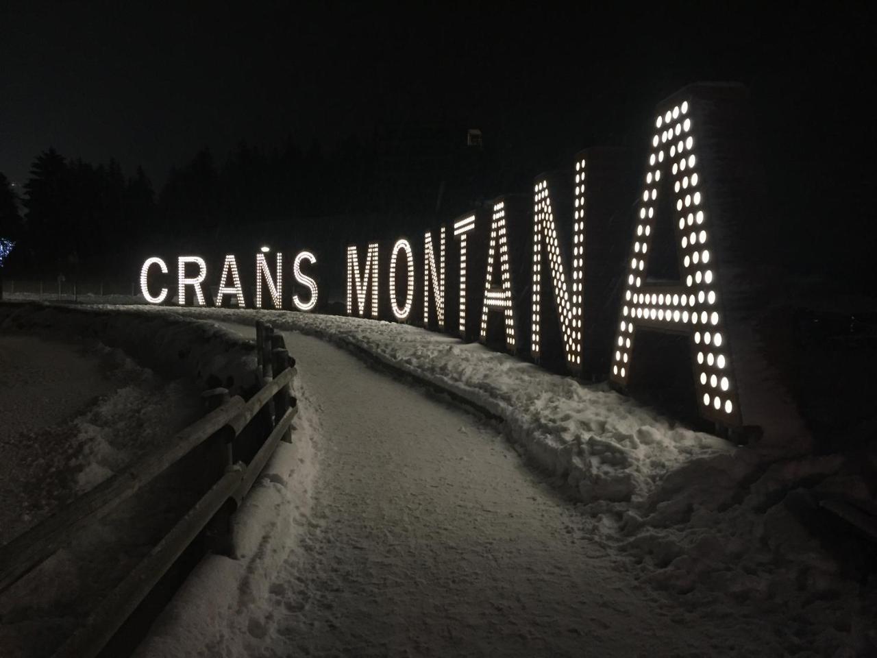Plein Centre, Ski A Pied, Vue, Calme Crans-Montana Exterior foto